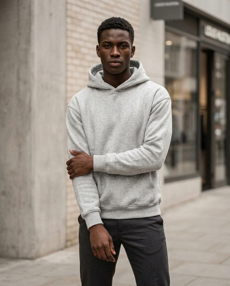 Unisex Hoodie – Neser, Long sleeves, Relaxed fit – Tilly Outlet