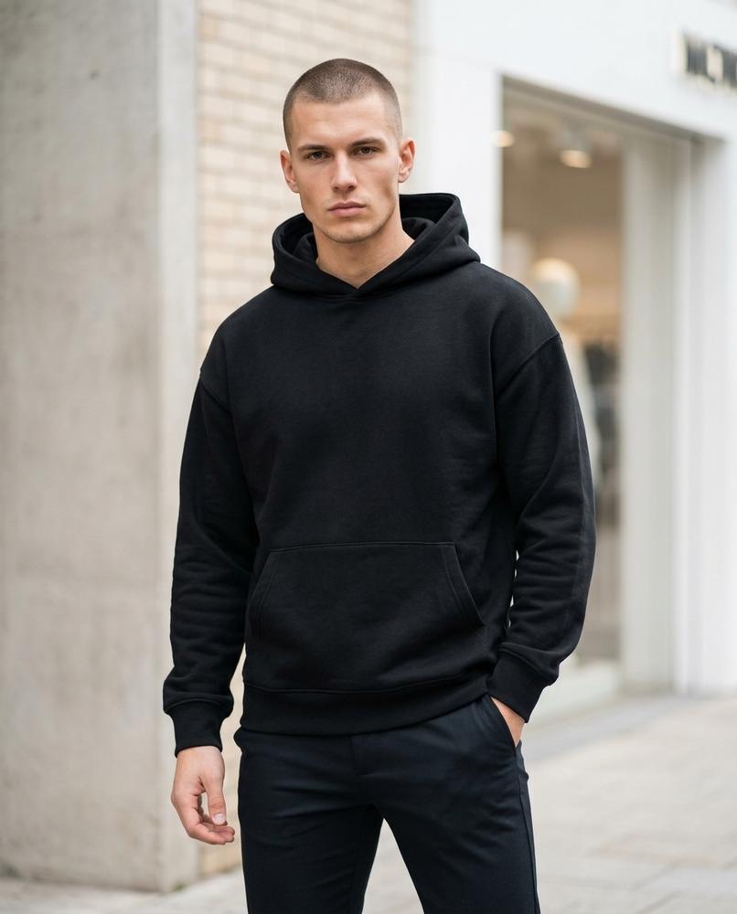 Men's Hoodie – Selar, Long sleeves, Relaxed fit – Tilly Outlet