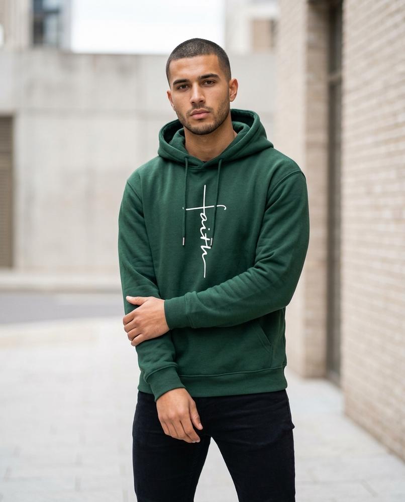 Men's Hoodie – Allan, Long sleeves, Relaxed fit – Tilly Outlet