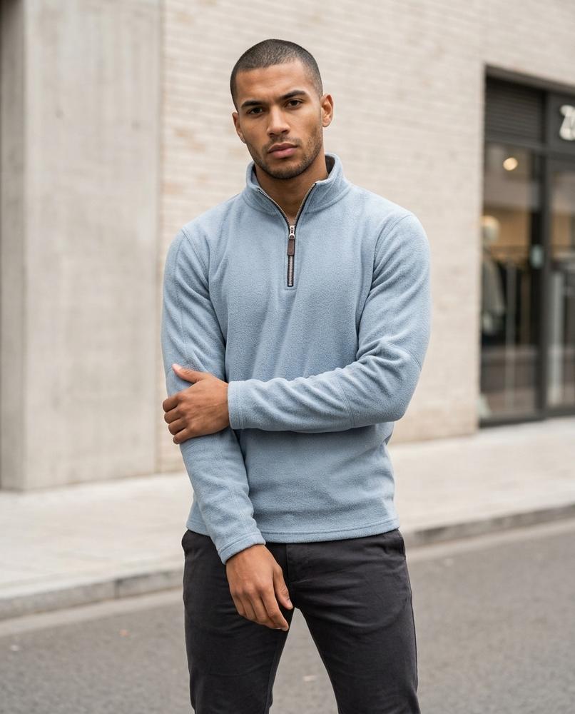 Men's Sweater – Nosil, Fleece lining, Stand collar – Tilly Outlet