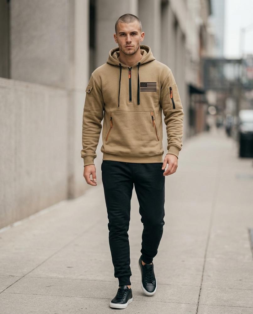 Men's Outfit Set – Daver, Long sleeves, Attached hood – Tilly Outlet
