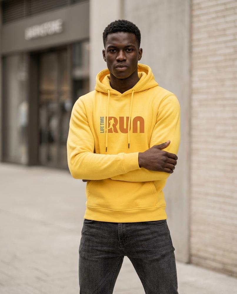 Unisex Hoodie – Davel, Long sleeves, Relaxed fit – Tilly Outlet
