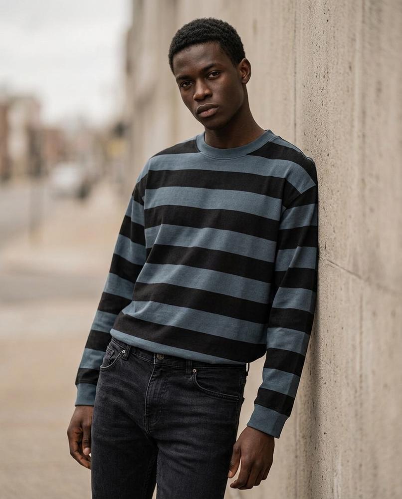 Unisex T-Shirt – Seran, Long sleeves, Relaxed fit – Tilly Outlet
