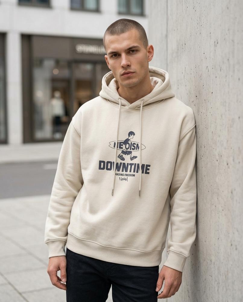 Unisex Hoodie – Keser, Printed design, Long sleeves – Tilly Outlet