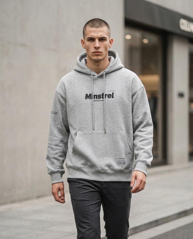 Unisex Hoodie – Masin, Textured fabric, A relaxed fit – Tilly Outlet