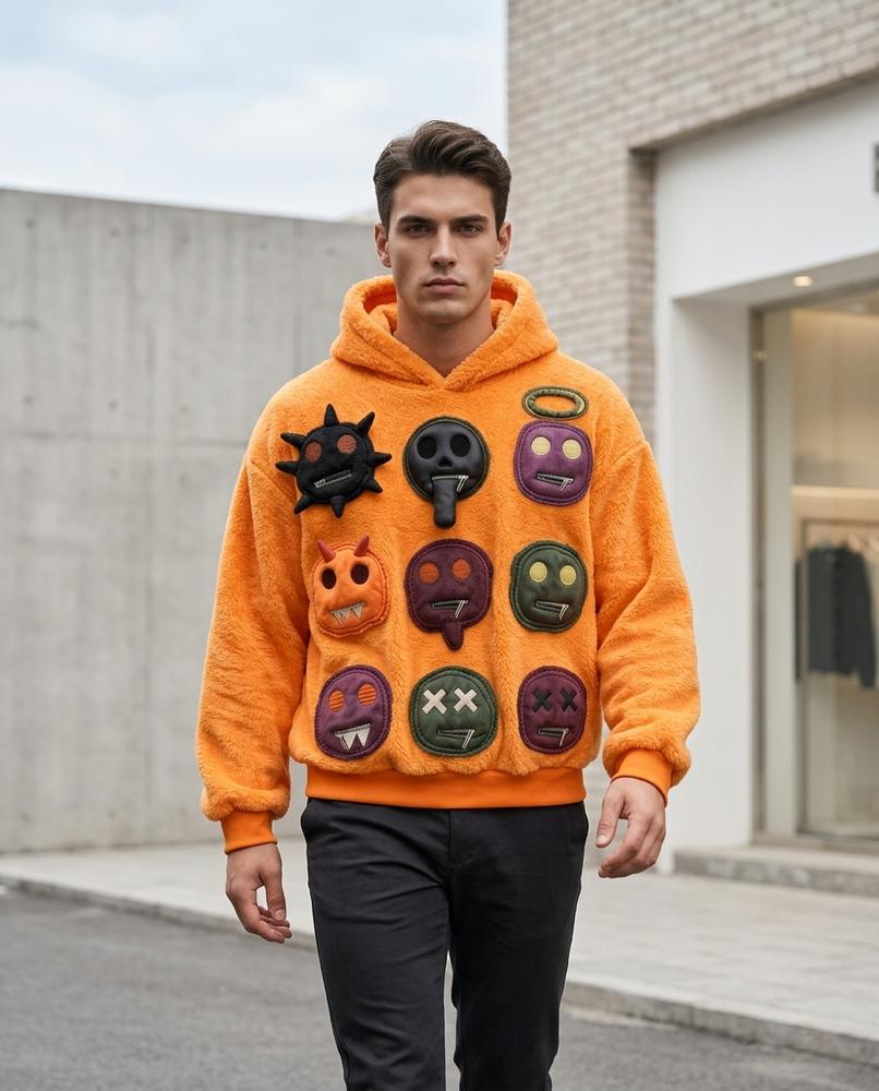 Unisex Hoodie – Rasol, A graphic print, Long sleeves – Tilly Outlet