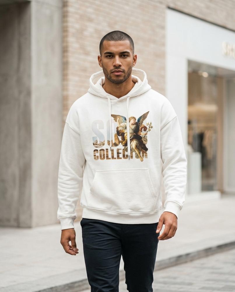 Unisex Hoodie – Colom, A graphic print, Long sleeves – Tilly Outlet