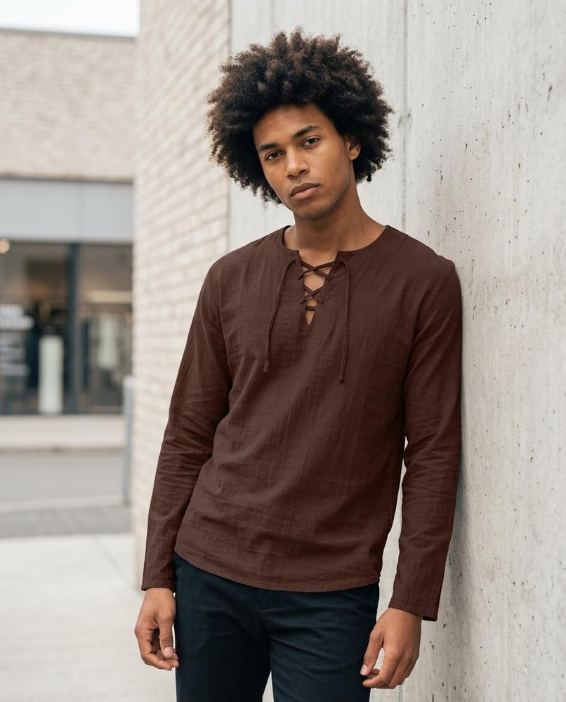 Men's Shirt – Ronal, Long sleeves, A relaxed fit – Tilly Outlet