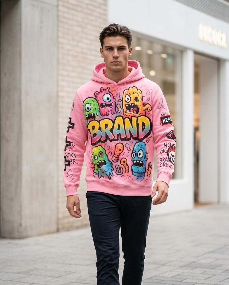 Unisex Hoodie – Kedar, A graphic print – Tilly Outlet