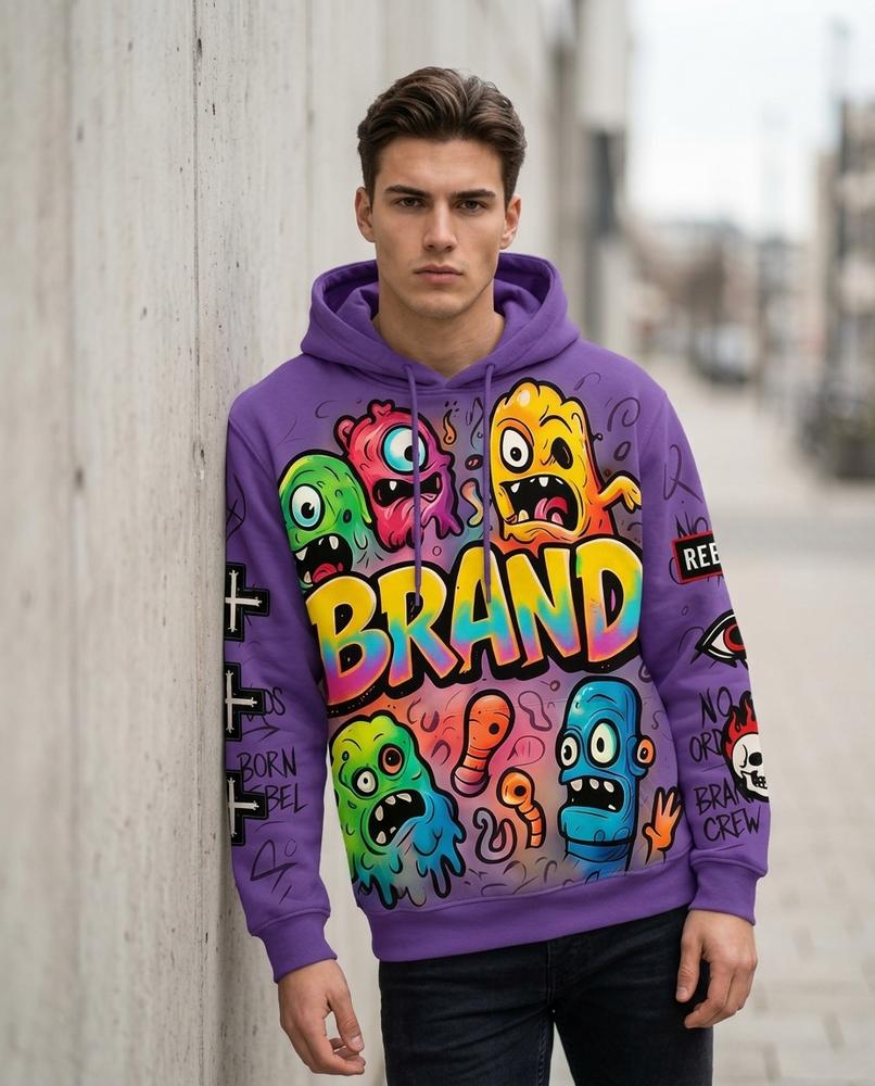 Unisex Hoodie – Kedar, A graphic print – Tilly Outlet