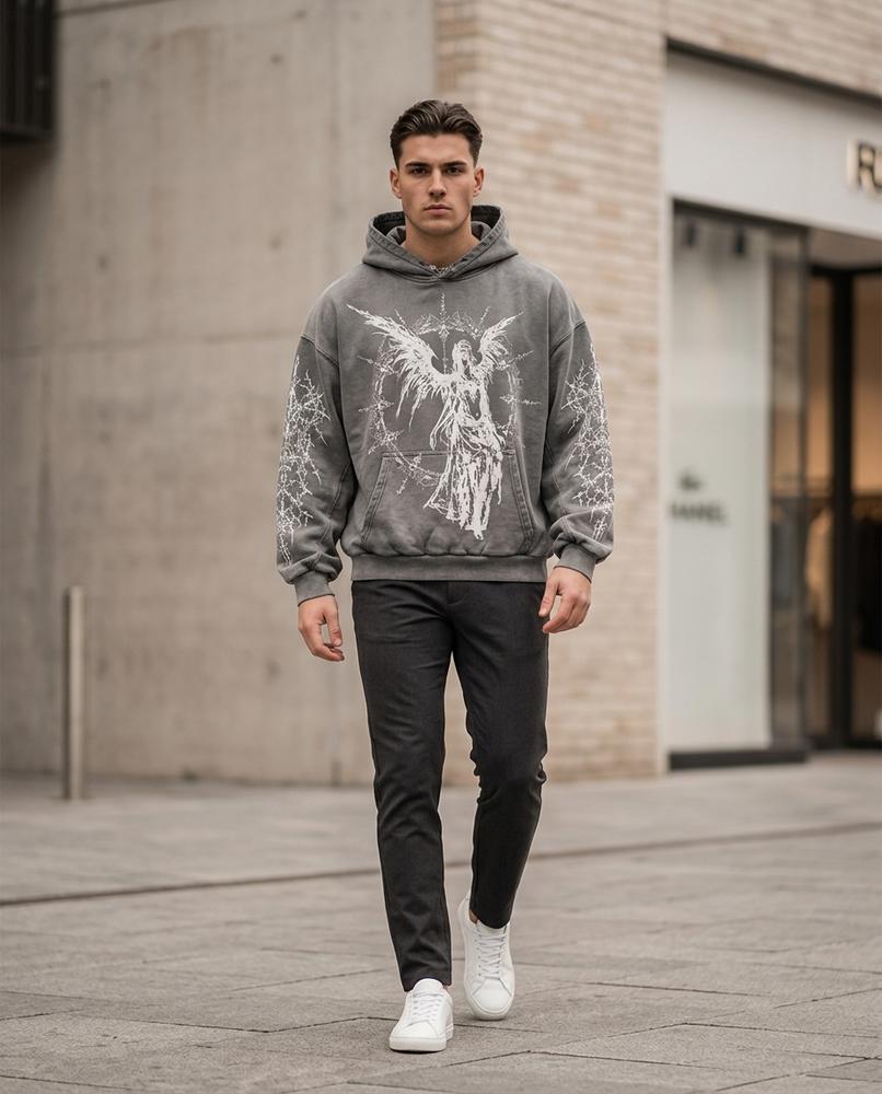 Unisex Hoodie – Dalen, A graphic print – Tilly Outlet
