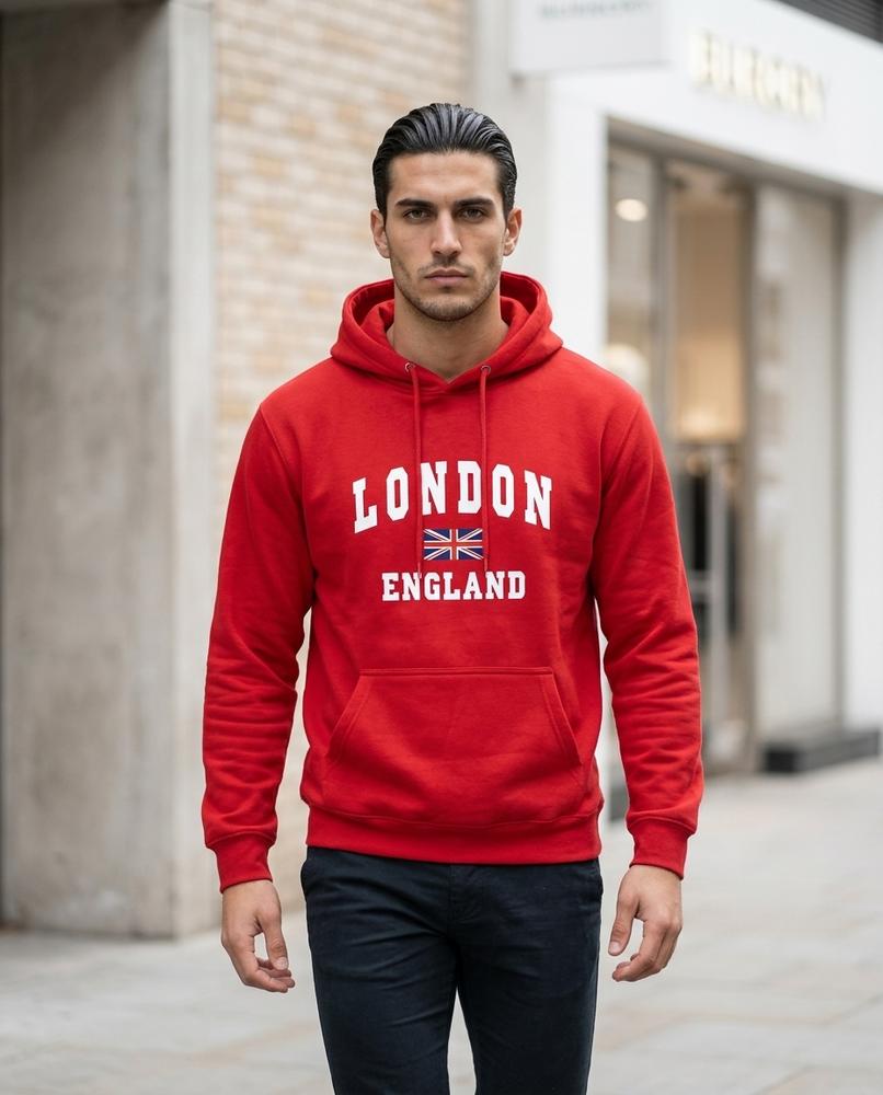 Unisex Hoodie – Almon, Fleece lining, A graphic print – Tilly Outlet