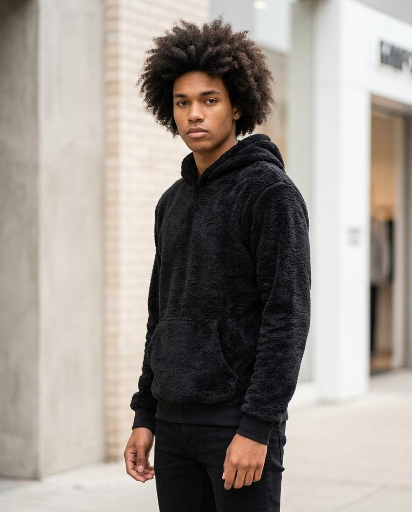 Men's Hoodie – Caron, Fleece lining, A relaxed fit – Tilly Outlet