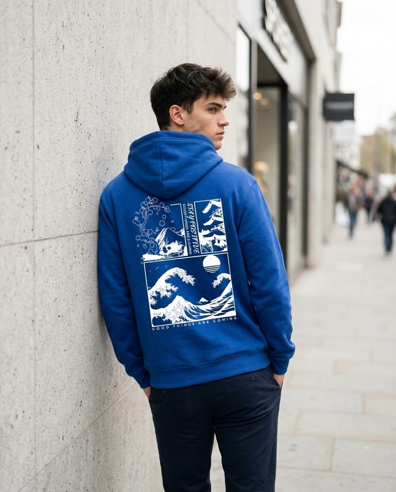 Unisex Hoodie – Netor, A graphic print, An attached hood – Tilly Outlet