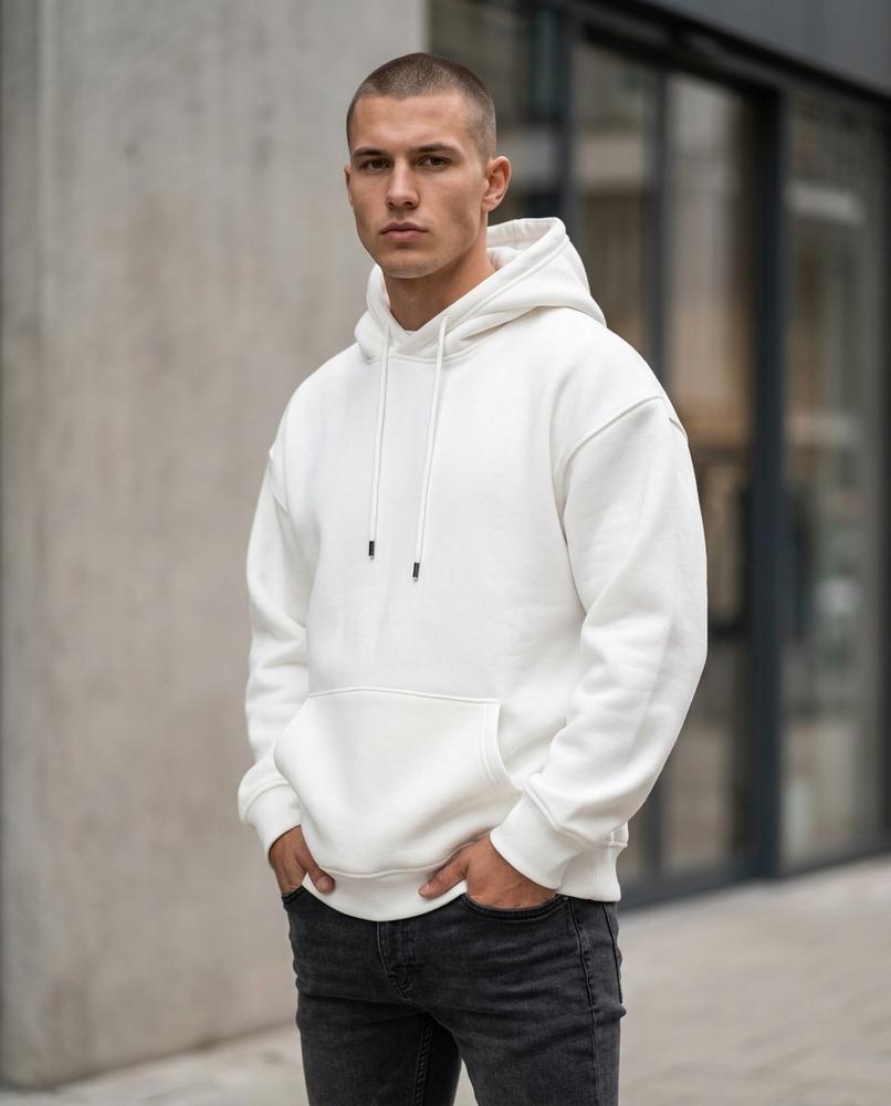 Men's Hoodie – Saren, Fleece lining, An attached hood – Tilly Outlet