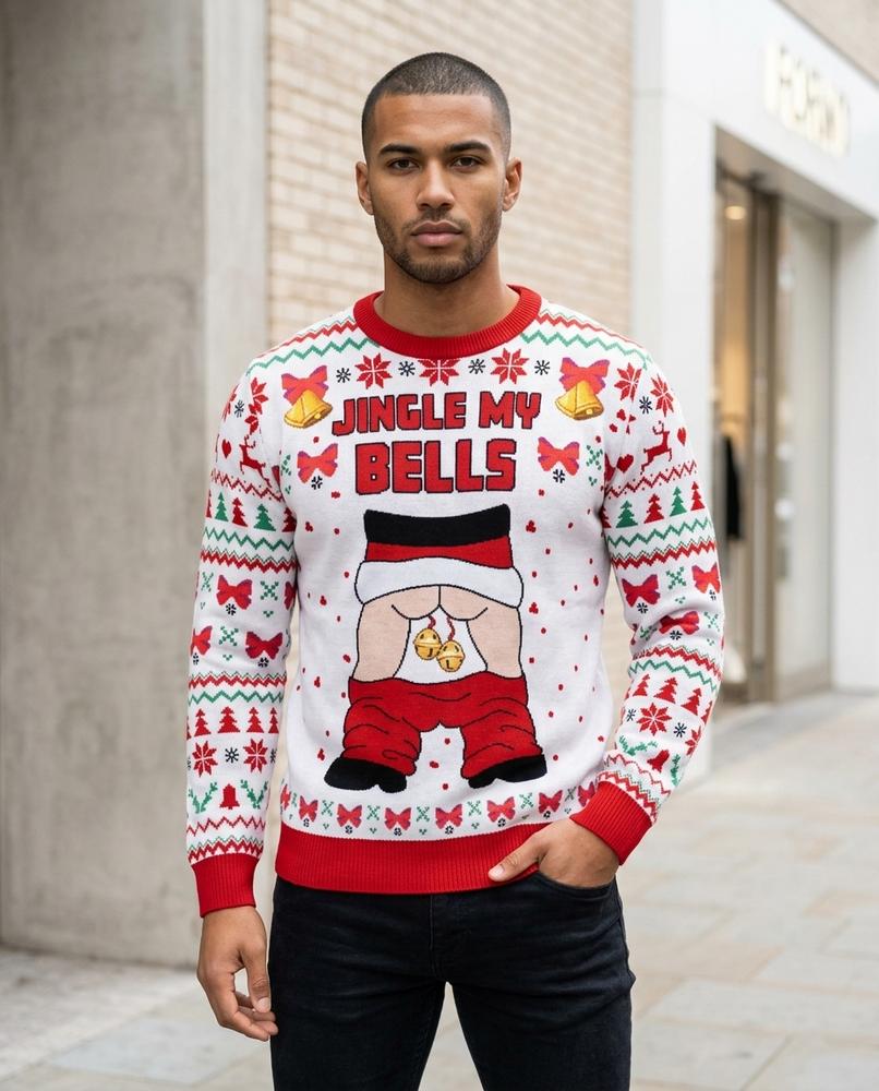 Men's Sweater – Misin, Knit texture, Fleece lining – Tilly Outlet