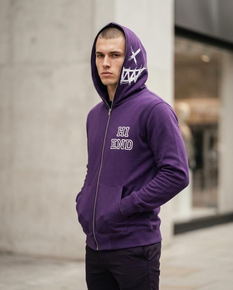Unisex Hoodie – Serel, A graphic print, Long sleeves – Tilly Outlet