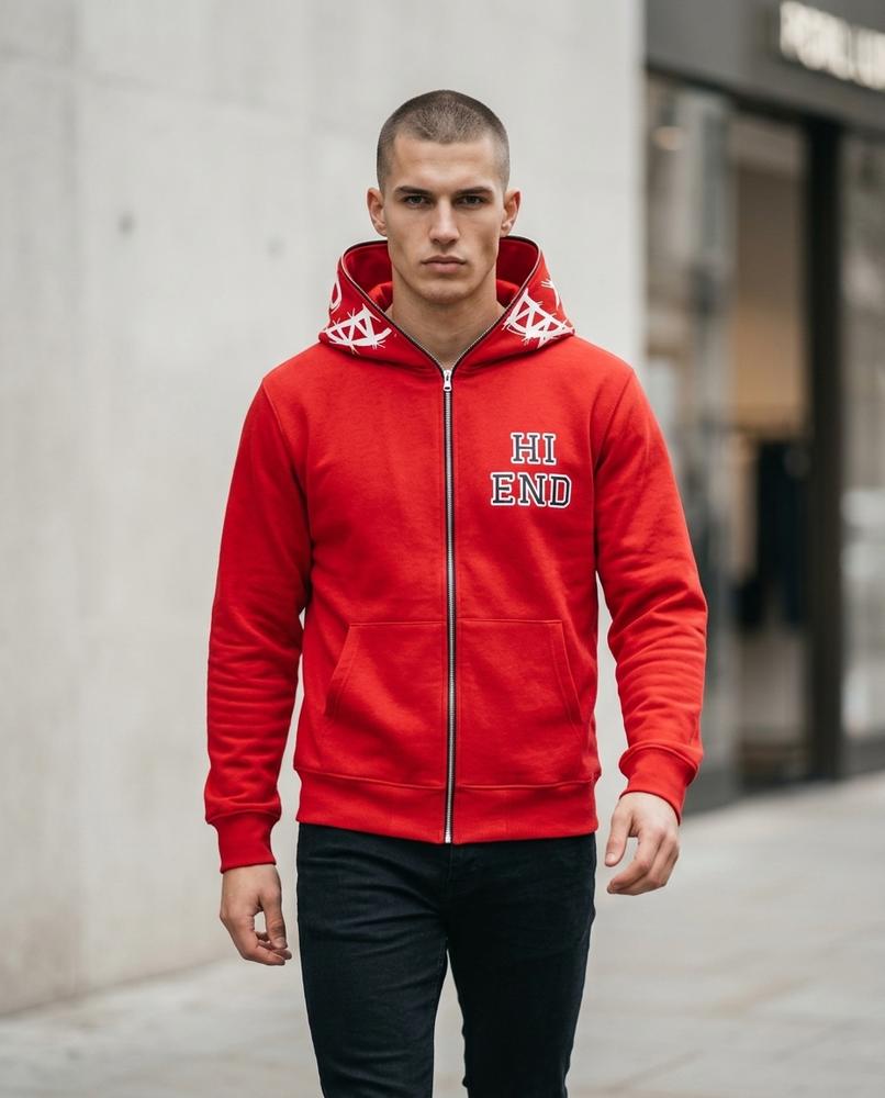 Unisex Hoodie – Serel, A graphic print, Long sleeves – Tilly Outlet