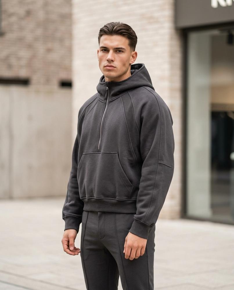 Unisex Hoodie – Arser, A zipper closure, An attached hood – Tilly Outlet