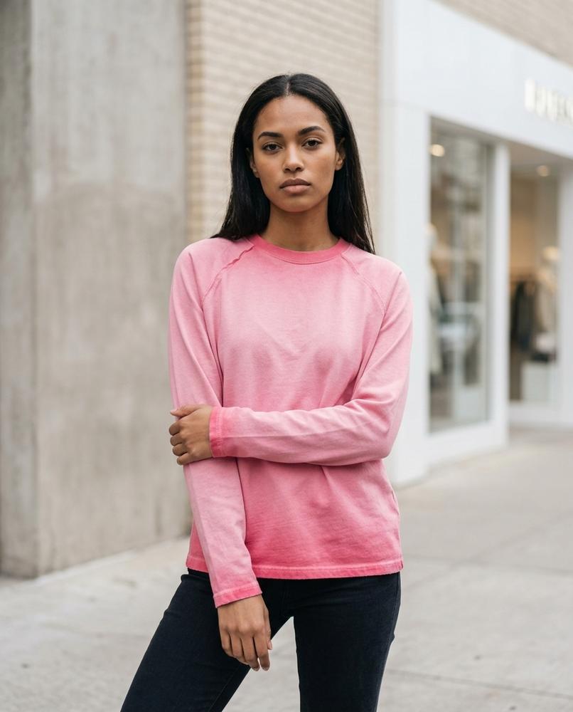 Unisex Shirt – Zedar, A washed finish, Long sleeves – Tilly Outlet
