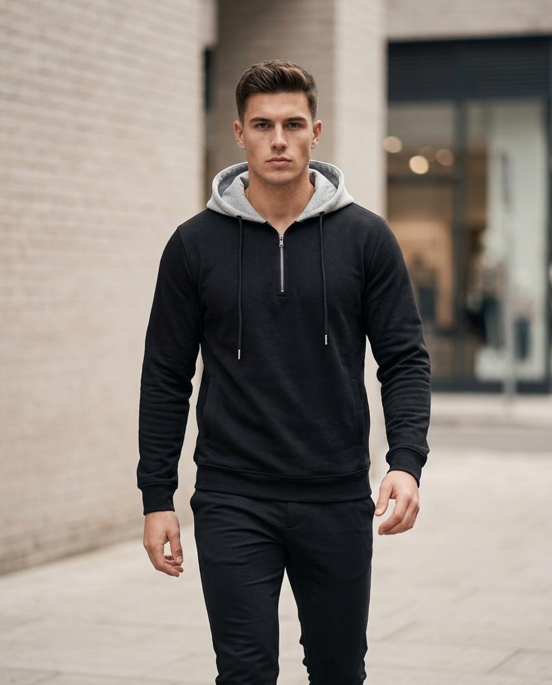 Men's Hoodie – Ellom, Long sleeves, A relaxed fit – Tilly Outlet