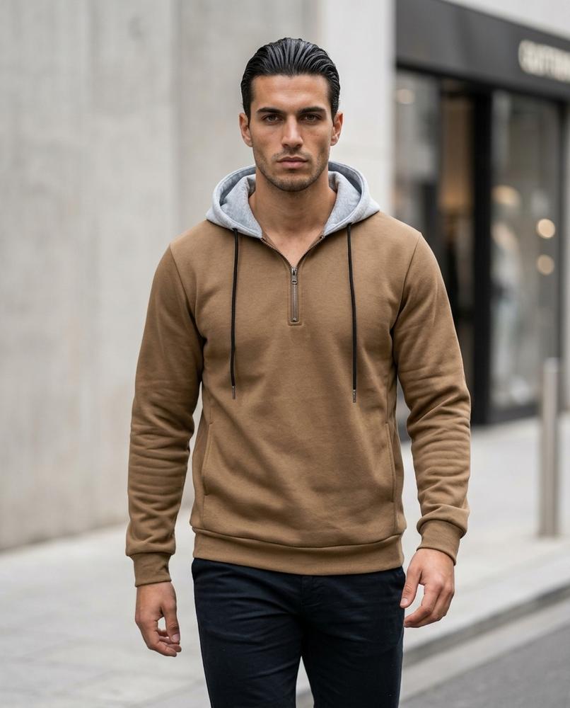 Men's Hoodie – Ellom, Long sleeves, A relaxed fit – Tilly Outlet
