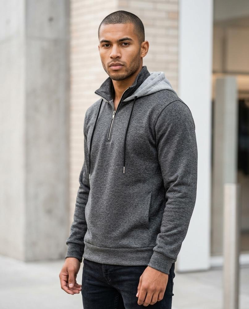 Men's Hoodie – Ellom, Long sleeves, A relaxed fit – Tilly Outlet