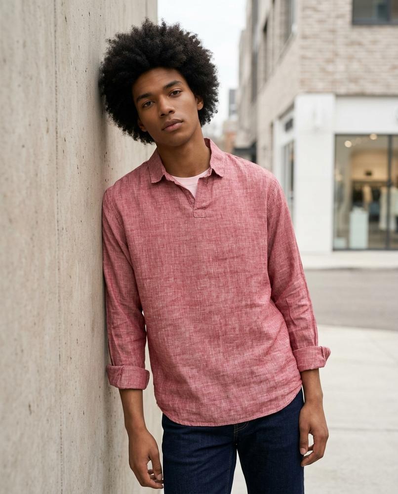 Men's Button-Up Shirt – Yotot, Long sleeves – Tilly Outlet