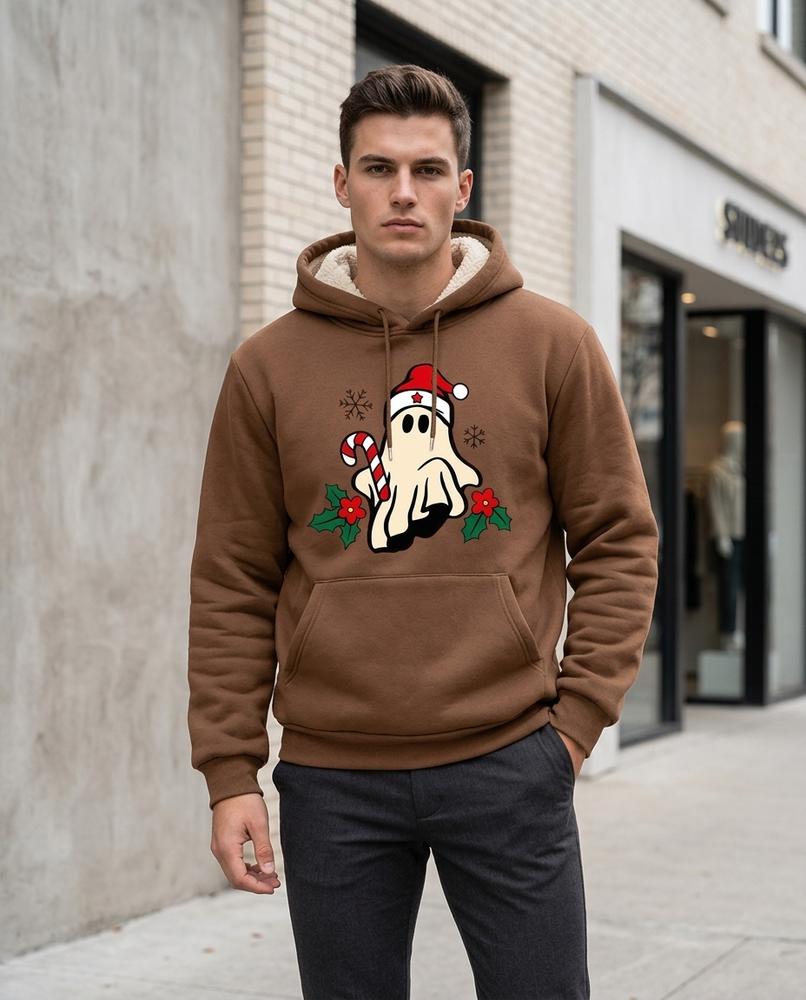 Men's Hoodie – Yiwel, Fleece lining, An attached hood – Tilly Outlet