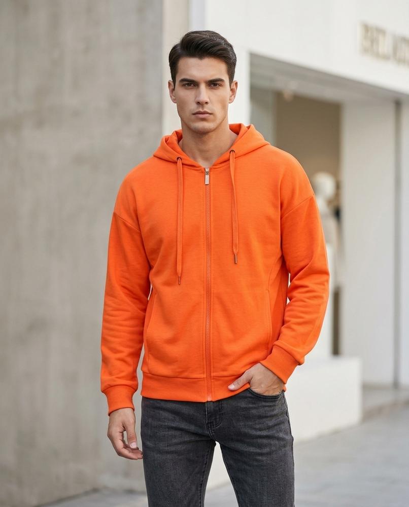 Men's Hoodie – Nazul, Fleece lining, An attached hood – Tilly Outlet