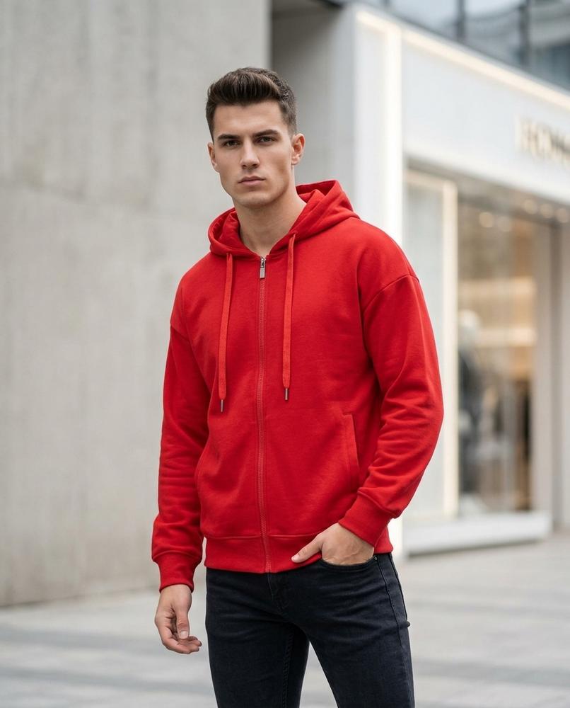 Men's Hoodie – Nazul, Fleece lining, An attached hood – Tilly Outlet