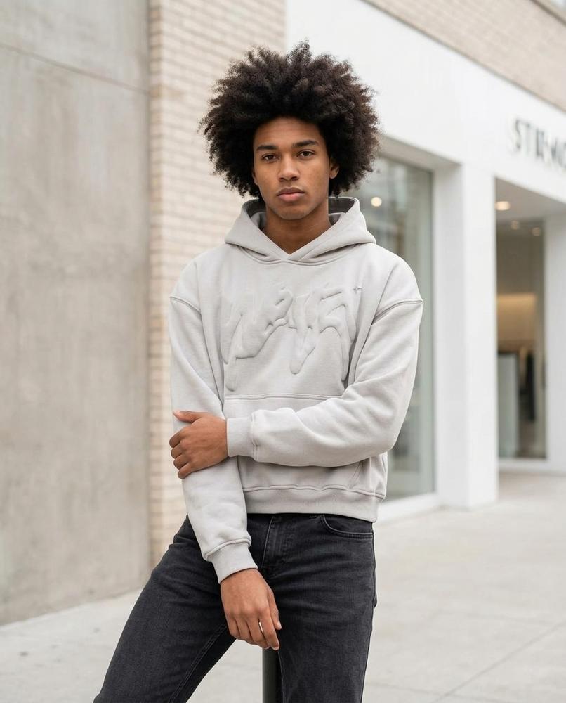 Men's Hoodie – Cages, Graphic print, Attached hood – Tilly Outlet