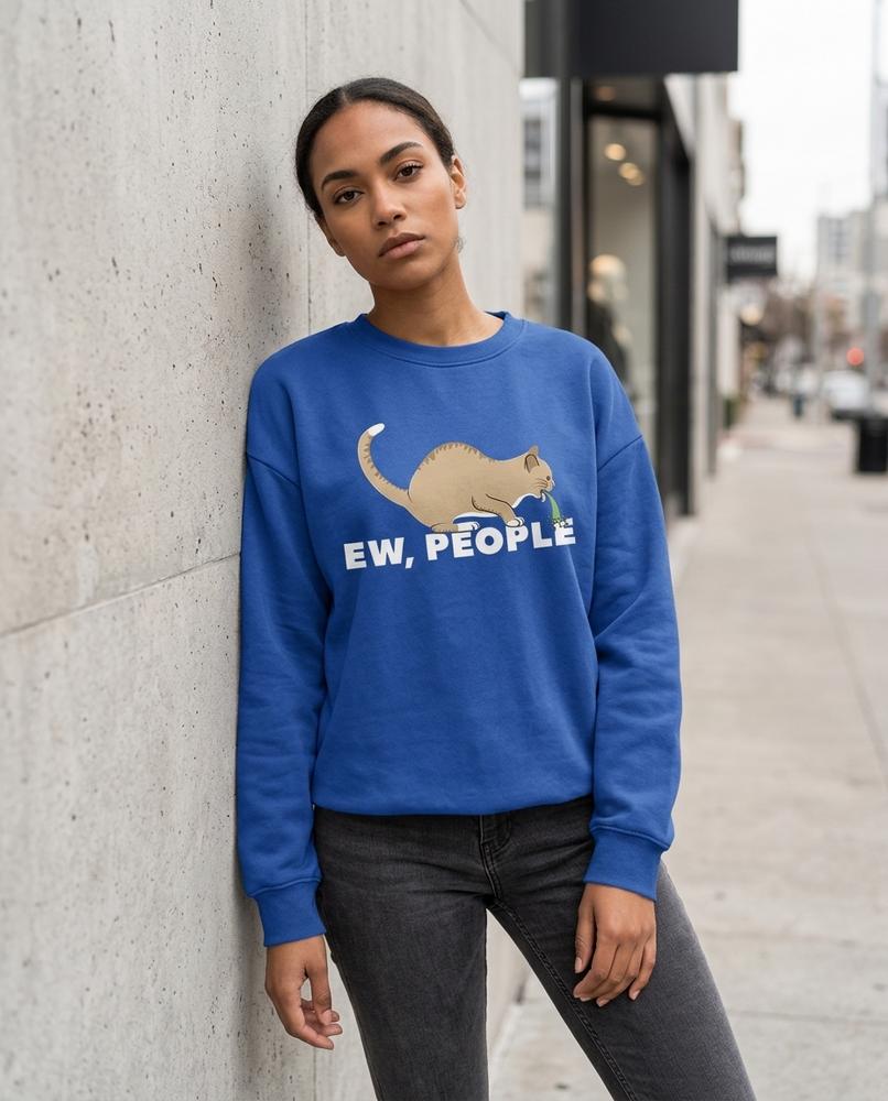 Unisex Sweatshirt – Yikut, Graphic print, Geometric pattern – Tilly Outlet