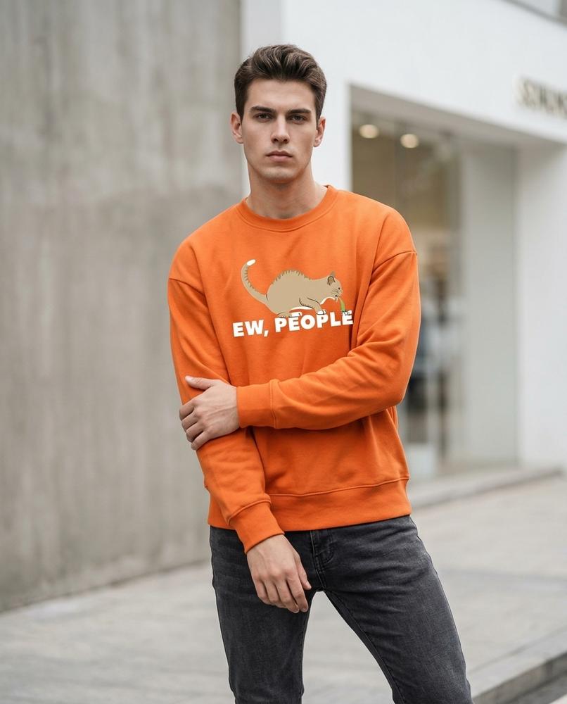Unisex Sweatshirt – Yikut, Graphic print, Geometric pattern – Tilly Outlet