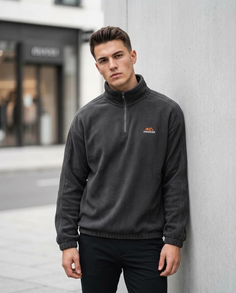 Men's Sweater – Aedon, Fleece lining, Zipper closure – Tilly Outlet