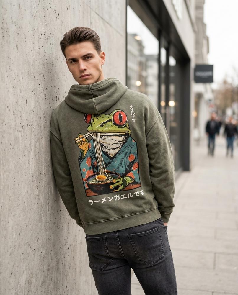 Unisex Hoodie – Kadat, Graphic print, Attached hood – Tilly Outlet