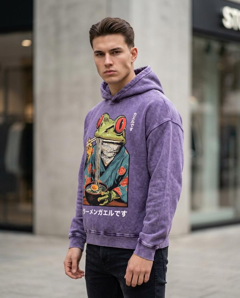 Unisex Hoodie – Kadat, Graphic print, Attached hood – Tilly Outlet
