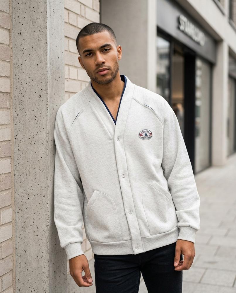 Men's Cardigan – Vipok, Button detailing, Knit texture – Tilly Outlet