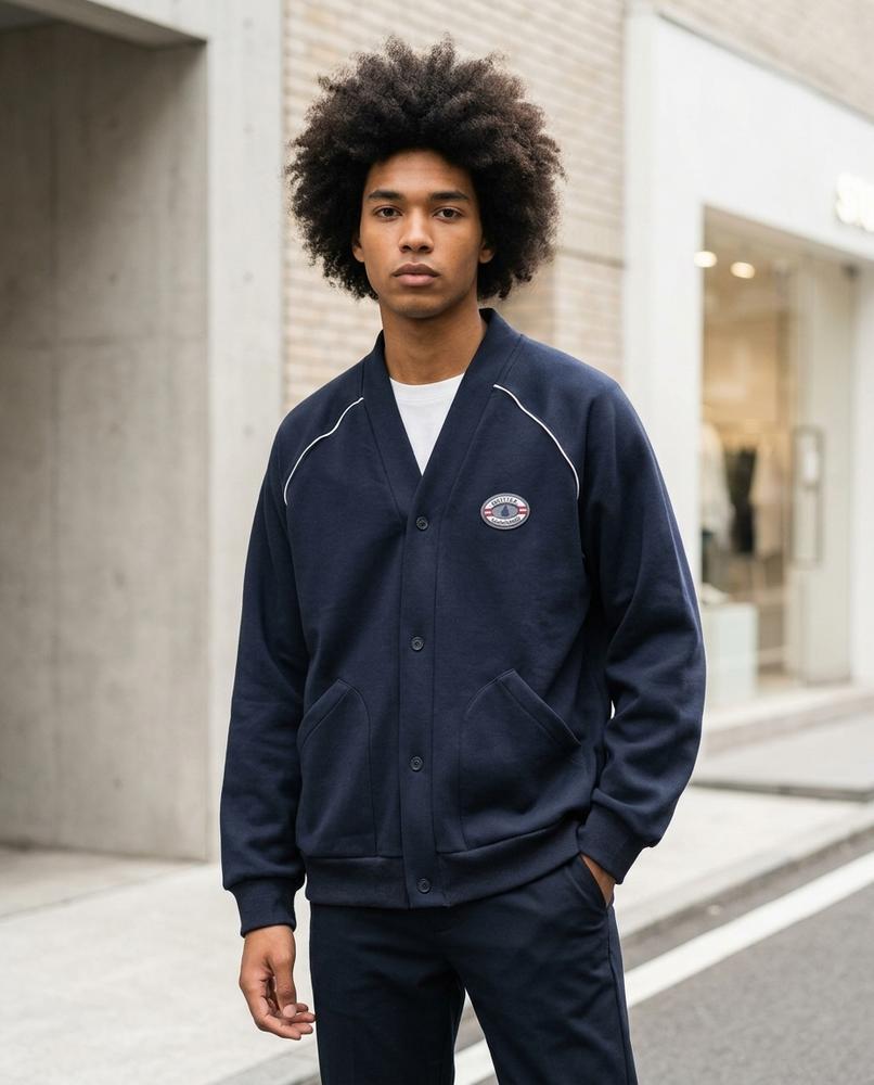 Men's Cardigan – Vipok, Button detailing, Knit texture – Tilly Outlet