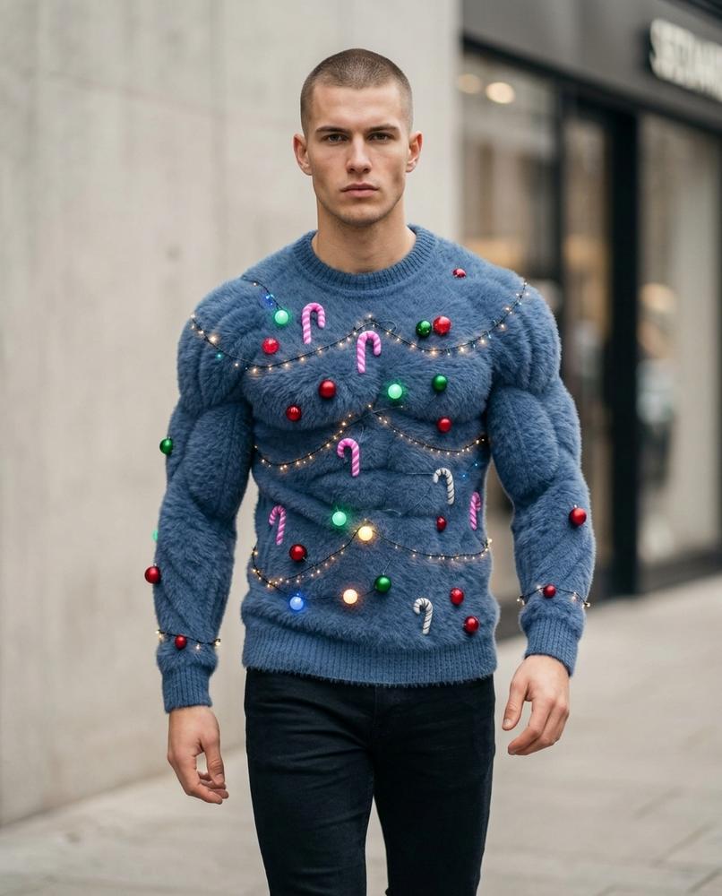 Men's Sweater – Sisud, Graphic print, Attached hood – Tilly Outlet