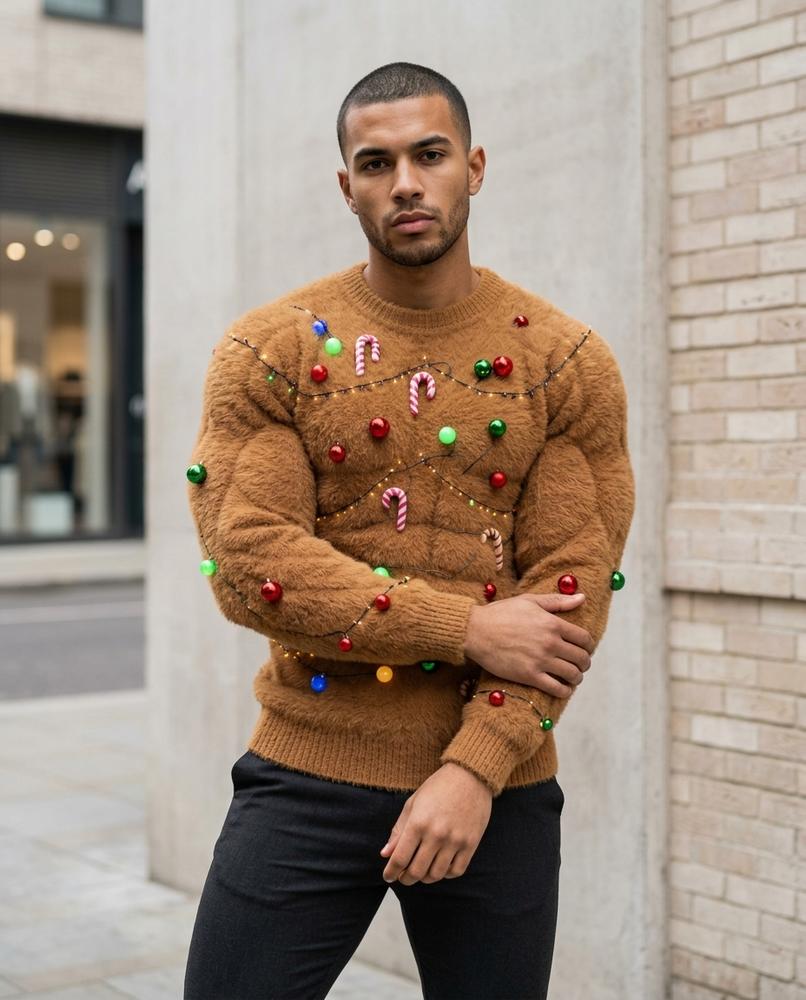 Sisud | Gepolstert Dekoriert Pullover Herren – Tilly Outlet