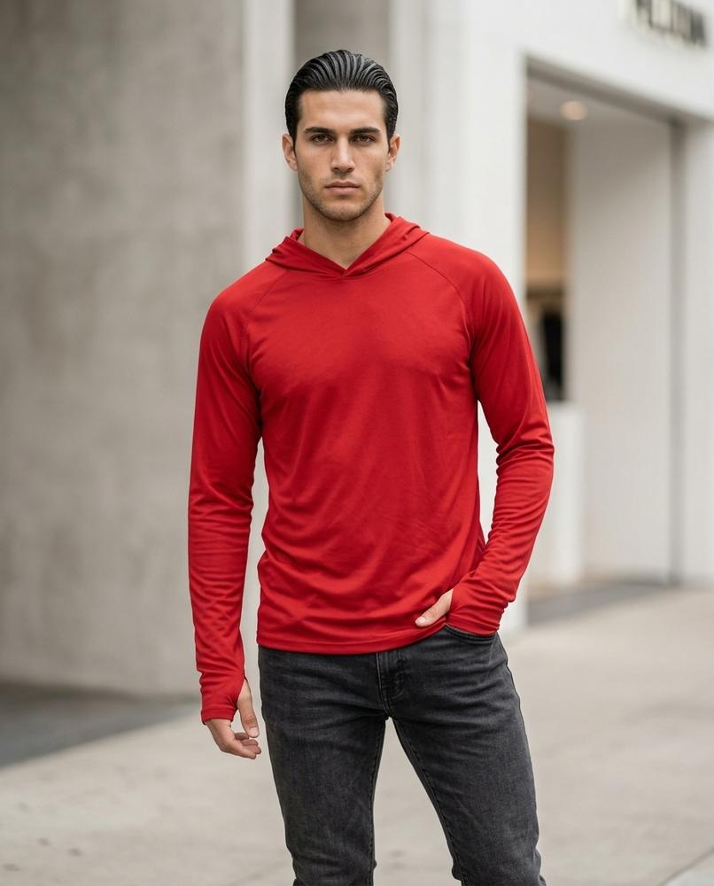 Yupus | Langärmliger Leichter Hoodie Herren – Tilly Outlet