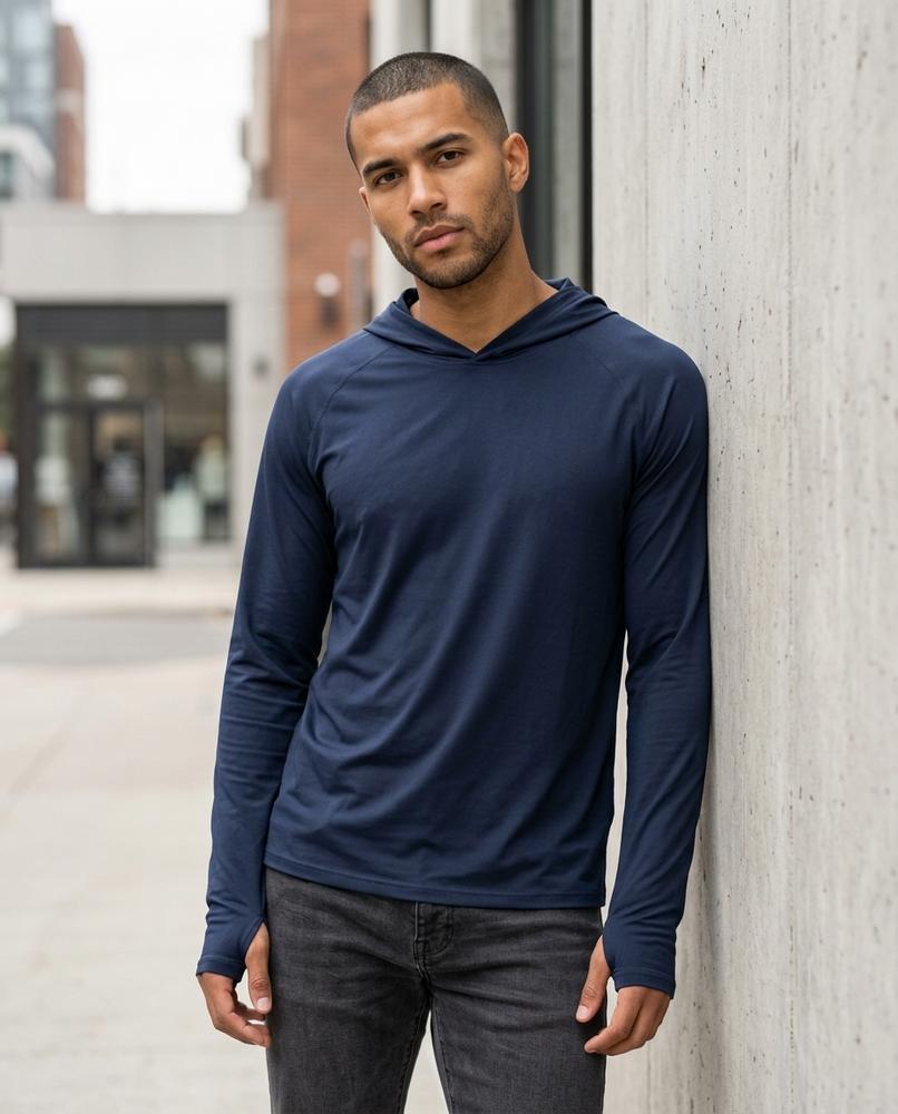 Yupus | Langärmliger Leichter Hoodie Herren – Tilly Outlet