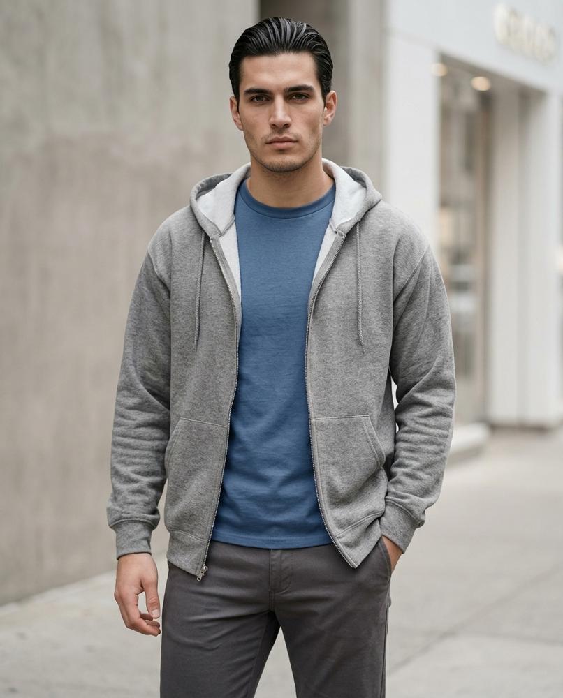 Towun | Reißverschluss Langärmlig Hoodie Herren – Tilly Outlet