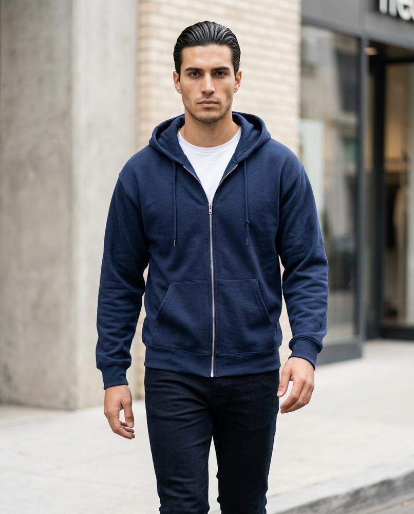 Towun | Reißverschluss Langärmlig Hoodie Herren – Tilly Outlet