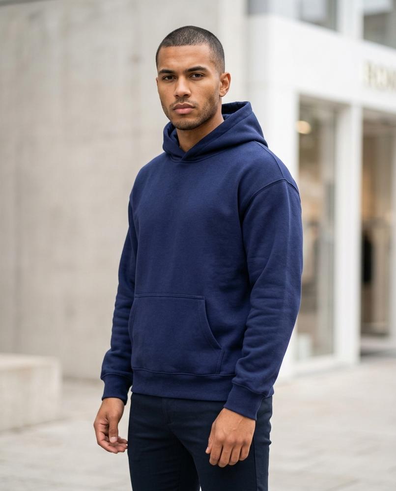 Cefun | Locker Geschnittener Baumwoll Hoodie Herren – Tilly Outlet