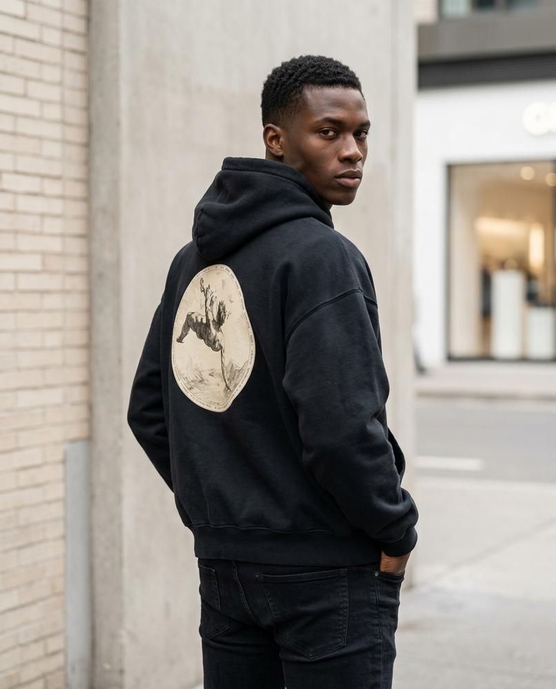 Riril | Bedruckt Langärmlig Hoodie Herren – Tilly Outlet