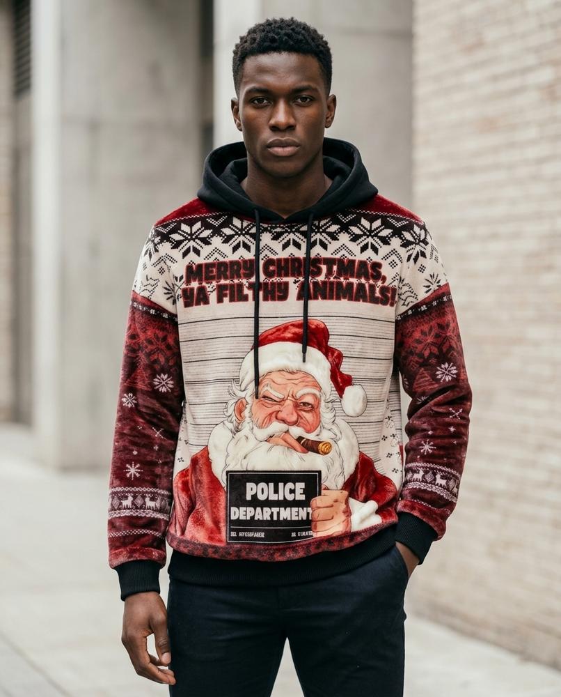 Nupak | Bedruckt Samtig Hoodie Herren – Tilly Outlet