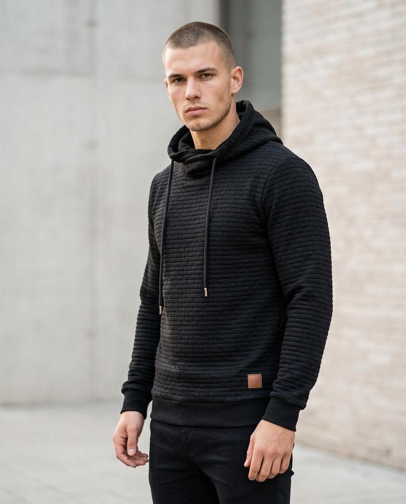Cimun | Strukturiert Hochgeschlossen Hoodie Herren – Tilly Outlet