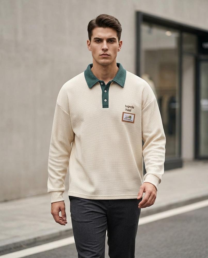 Cukiv | Strukturiert Langärmlig Pullover Herren – Tilly Outlet